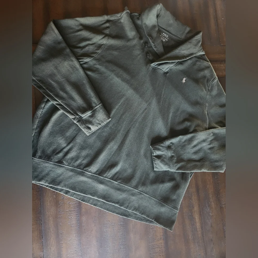 Polo by Ralph Lauren Dark Green V Neck Pullover‎ XXL